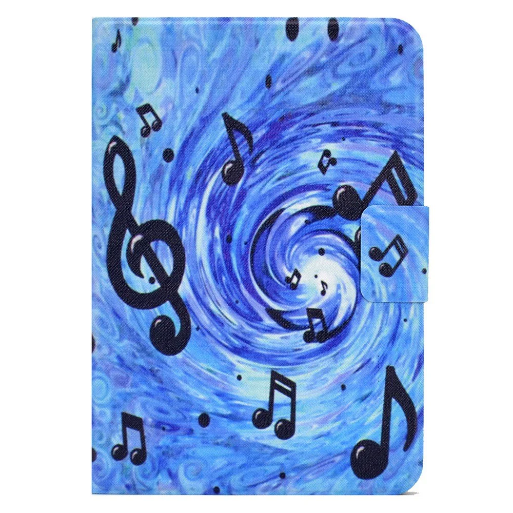 For Lenovo Legion Y700 Pattern Printing Leather Shock Proof Tablet Case Protective Cover - Musical Notes - Image 2