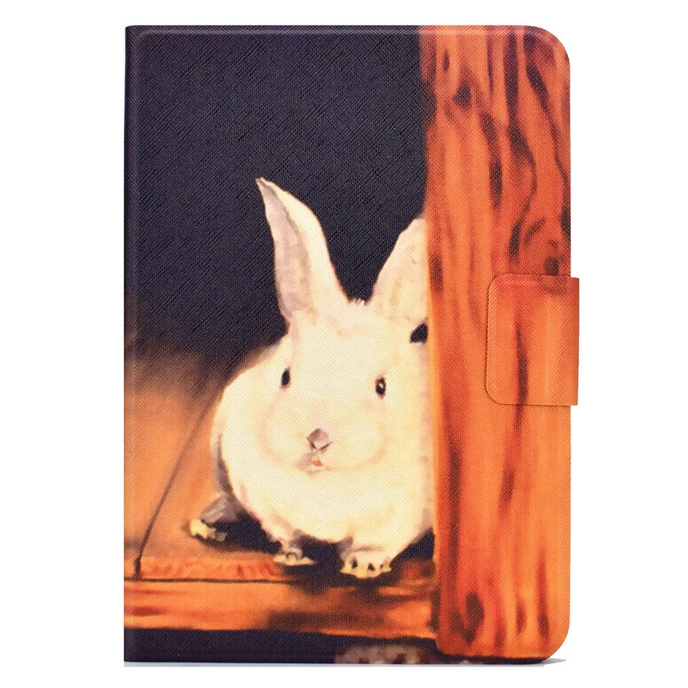 For Lenovo Legion Y700 Pattern Printing Leather Shock Proof Tablet Case Protective Cover - Rabbit - Image 2