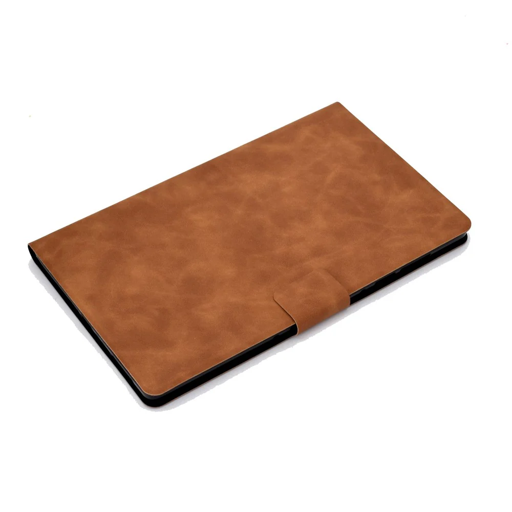 For Lenovo Legion Y700 TB-9707F Anti-Drop Tablet Case Cowhide Texture PU Leather Folio Flip Cover Well-Protection Stand Case with Card Holder - Brown - Image 7