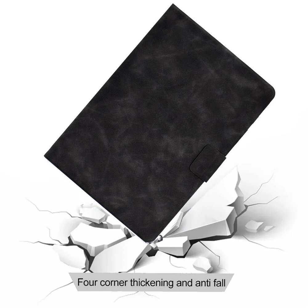 For Lenovo Legion Y700 TB-9707F Anti-Drop Tablet Case Cowhide Texture PU Leather Folio Flip Cover Well-Protection Stand Case with Card Holder - Grey - Image 5