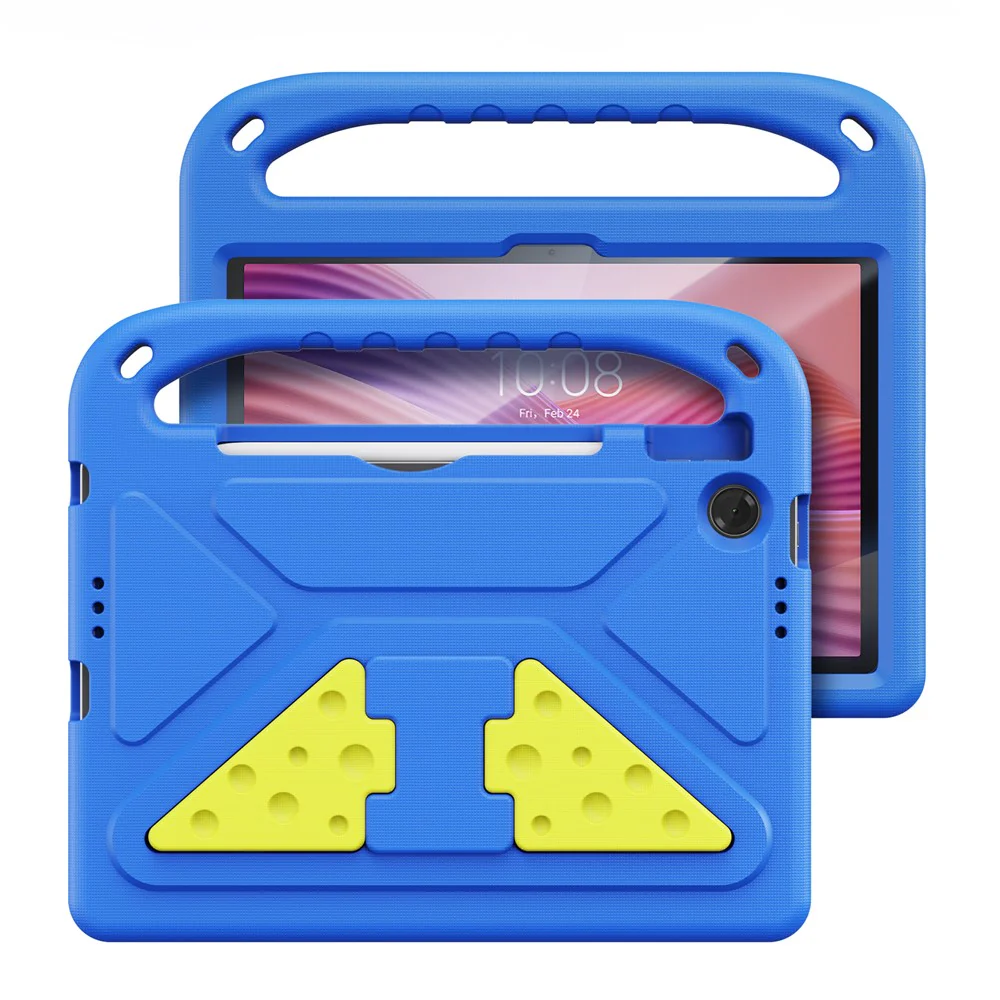 For Lenovo Tab 10.1 (2025) / Lenovo Tab K10 (2nd Gen) Tablet Case with Kickstand DUX DUCIS Puff Series EVA Kids Shockproof Cover - Blue - Image 2