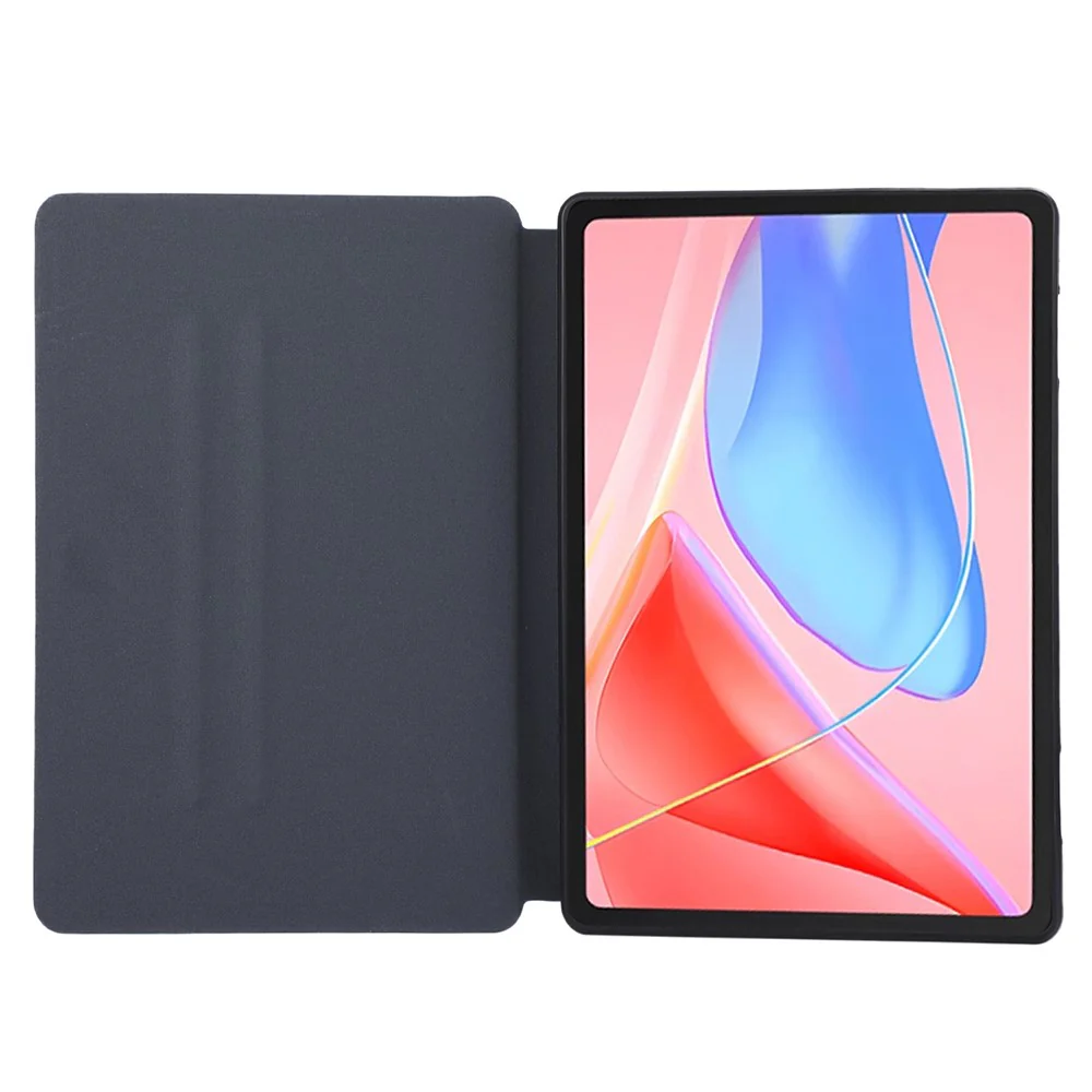 For Lenovo Tab 10.1 (2025) TB-311XU / Tab TB311FU Shockproof Case PU Leather Tablet Cover with Stand - Blue - Image 2