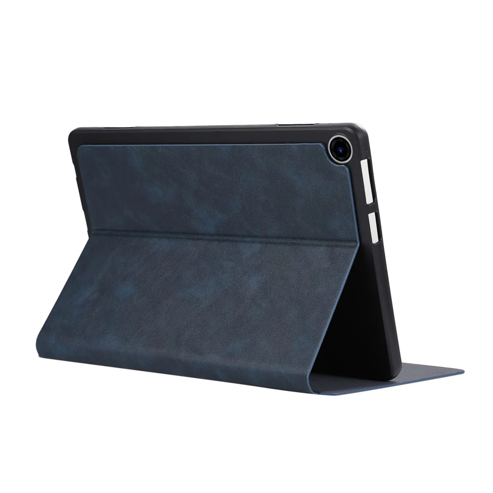 For Lenovo Tab 10.1 (2025) TB-311XU / Tab TB311FU Shockproof Case PU Leather Tablet Cover with Stand - Blue - Image 4