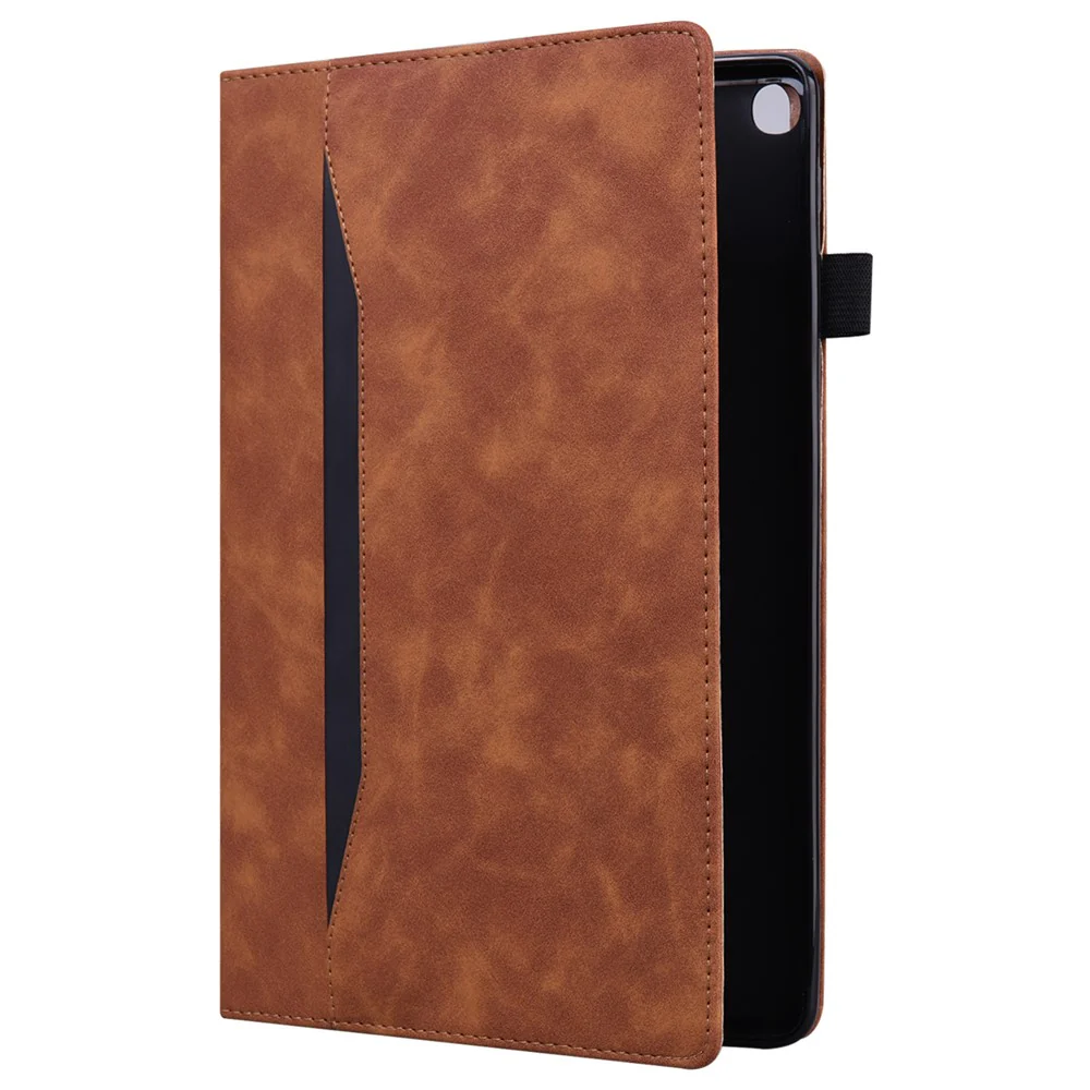 For Lenovo Tab K10C / Tab E10C Case PU Leather Protective Folio Tablet Cover with Card Holder - Brown - Image 8
