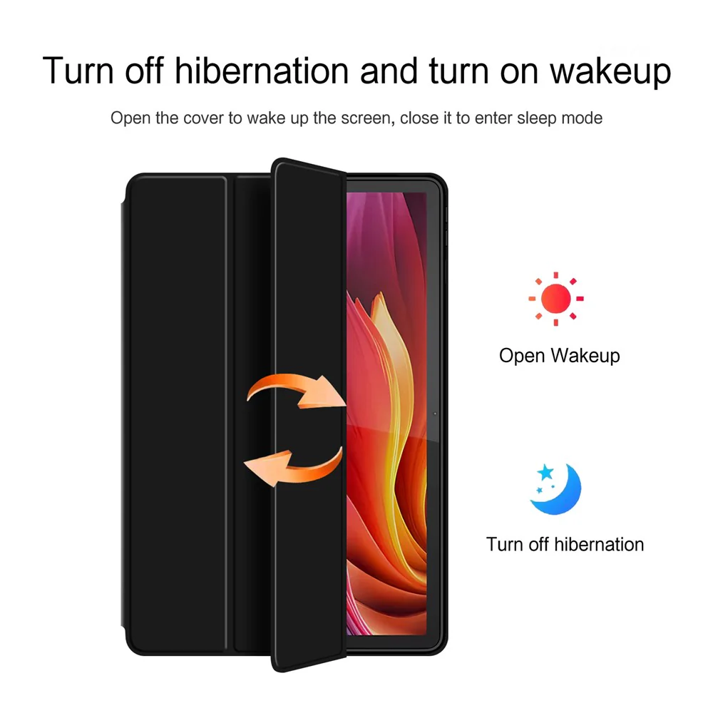 For Lenovo Tab K11 Plus Case PU Leather TPU Back Trifold Stand Tablet Cover - Image 5