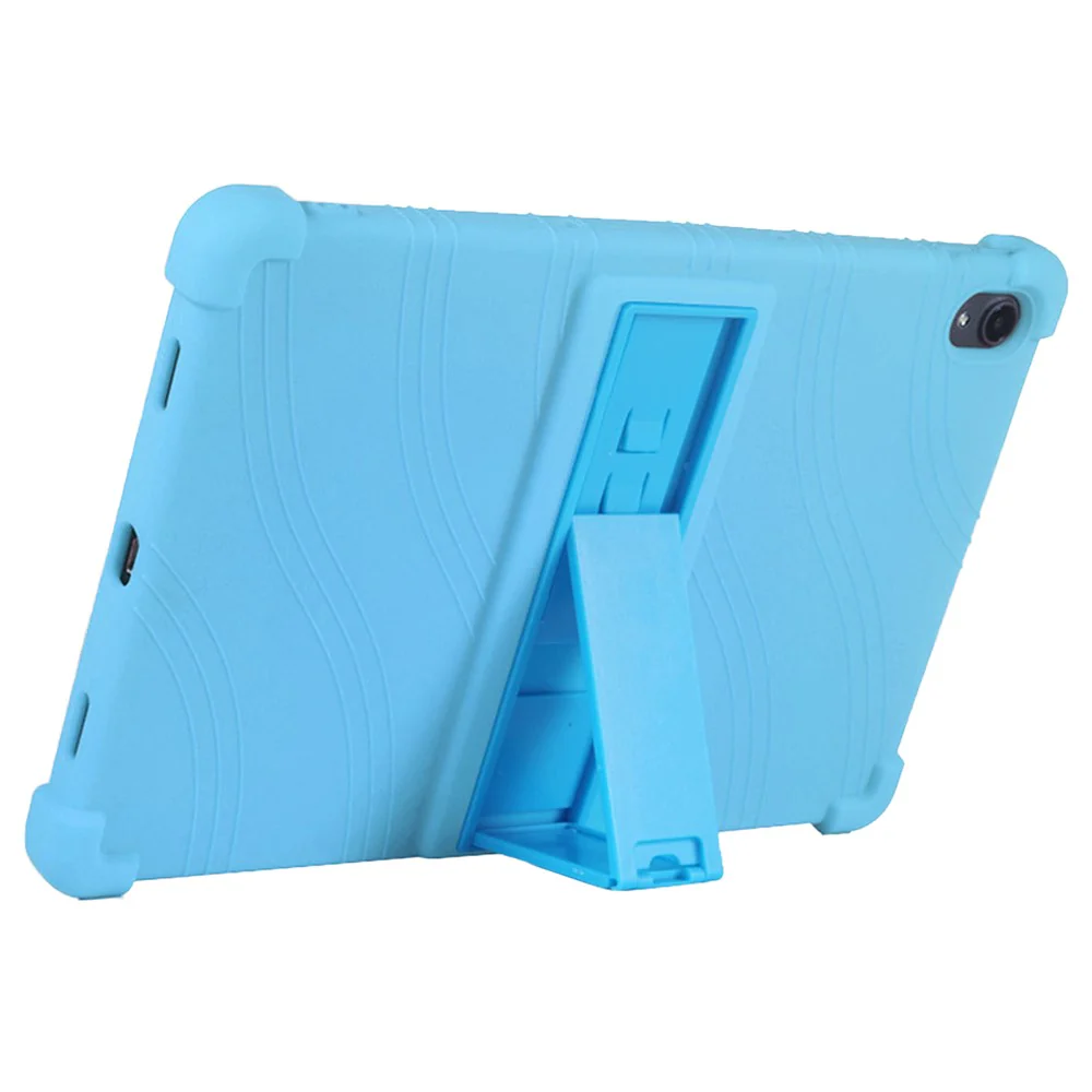 For Lenovo Tab K11 TB-J606N Silicone Tablet Case Kickstand Shockproof Protective Cover - Green - Image 2