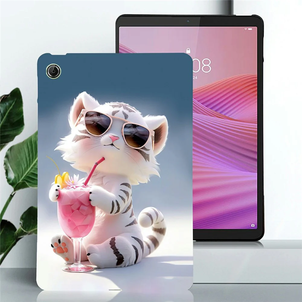 For Lenovo Tab K9 Case Pattern Printing Slim Soft TPU Tablet Cover - Cartoon Tiger - Image 2