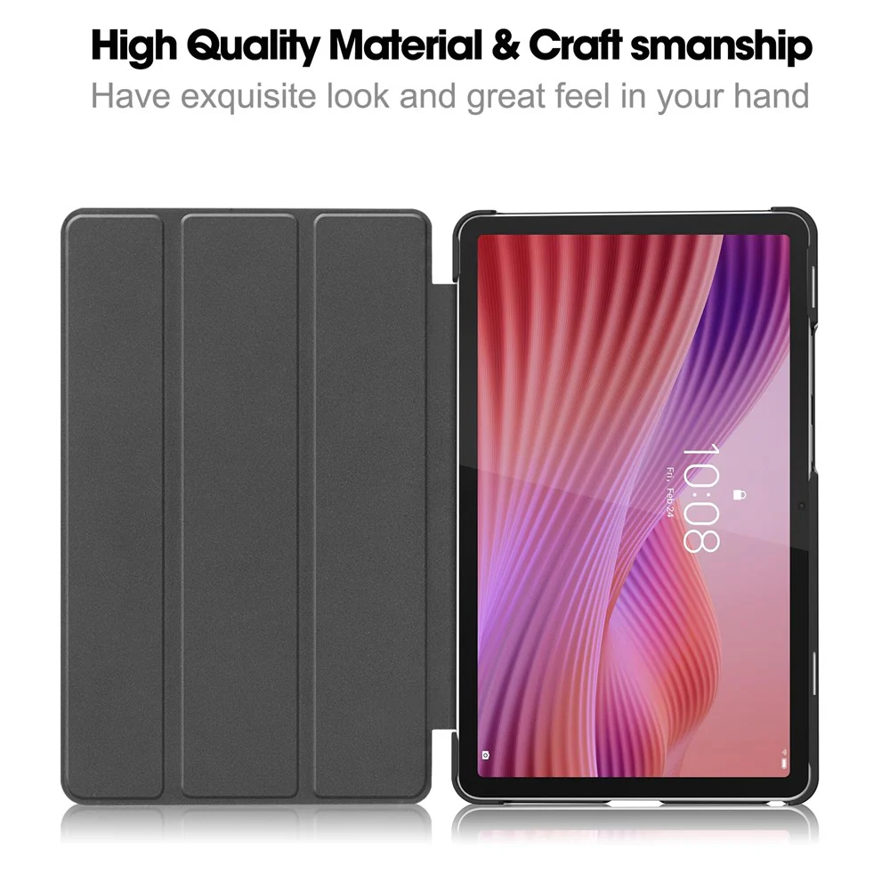 For Lenovo Tab K9 / Tab One Case Pattern Print Leather Stand Tablet Cover - Cat - Image 2