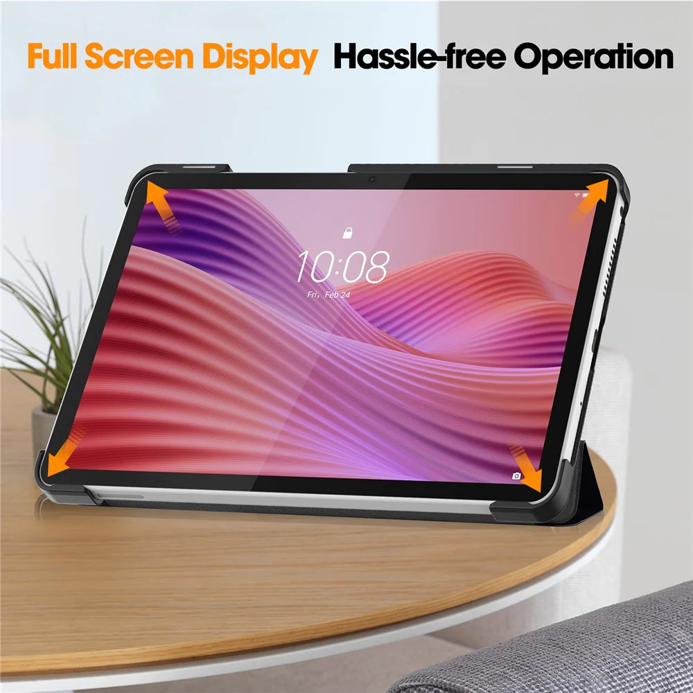 For Lenovo Tab K9 / Tab One Case Pattern Print Leather Stand Tablet Cover - Don't Touch Me - Image 5