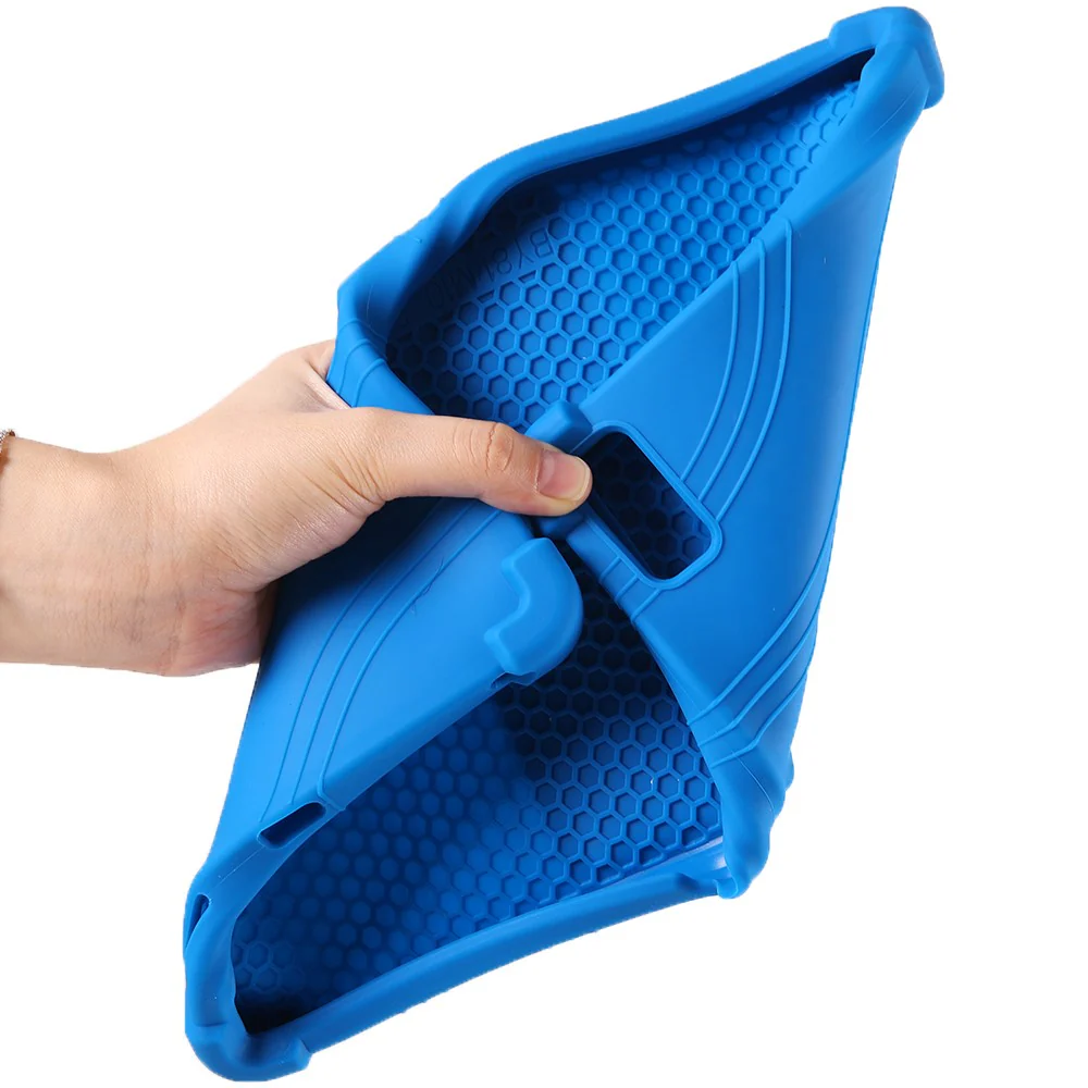 For Lenovo Tab M10 5G Silicone Protective Case Folding Kickstand Tablet Anti-drop Cover - Multi-color - Image 5