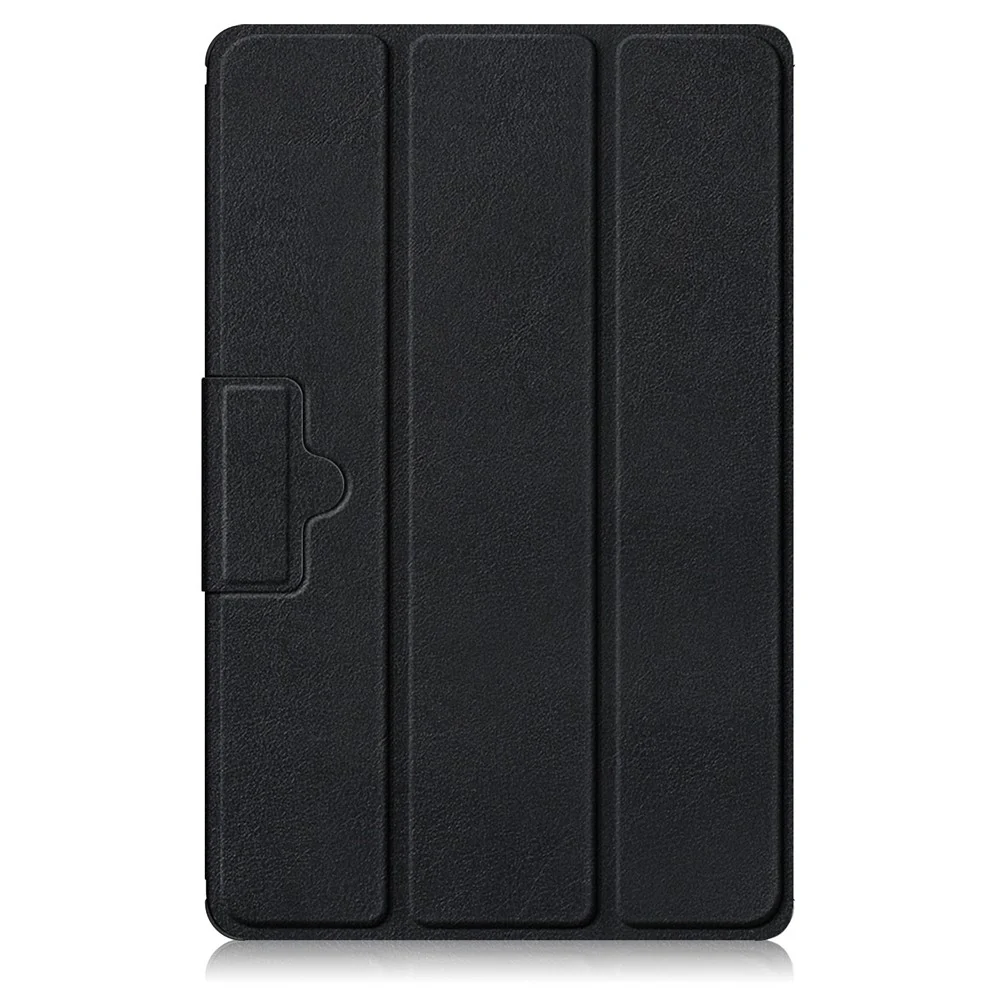For Lenovo Tab M10 (Gen 3) 10.1-inch 328F Trifold Stand Tablet Case Microfiber Leather Auto Wake/Sleep Magnetic Closure Anti-scratch Protective Cover - Black - Image 8