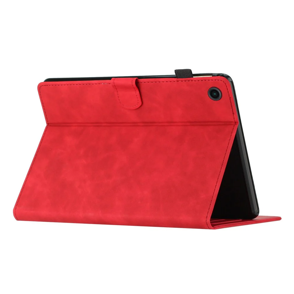 For Lenovo Tab M10 (Gen 3) Case Auto Sleep / Wake PU Leather Coconut Tree Pattern Tablet Cover - Red - Image 4