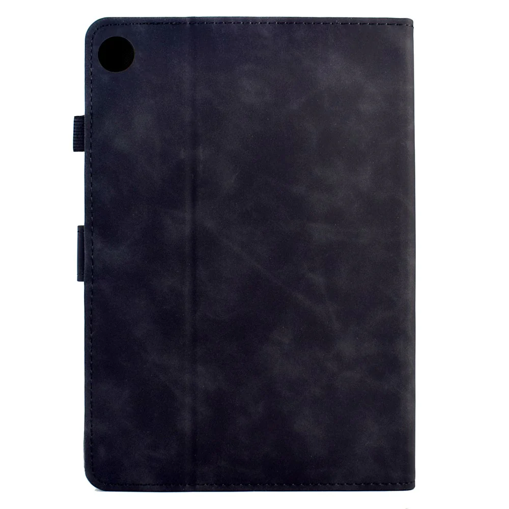 For Lenovo Tab M10 (Gen 3) Case Mandala Imprinted Leather Tablet Cover with Card Slots - Black - Image 7