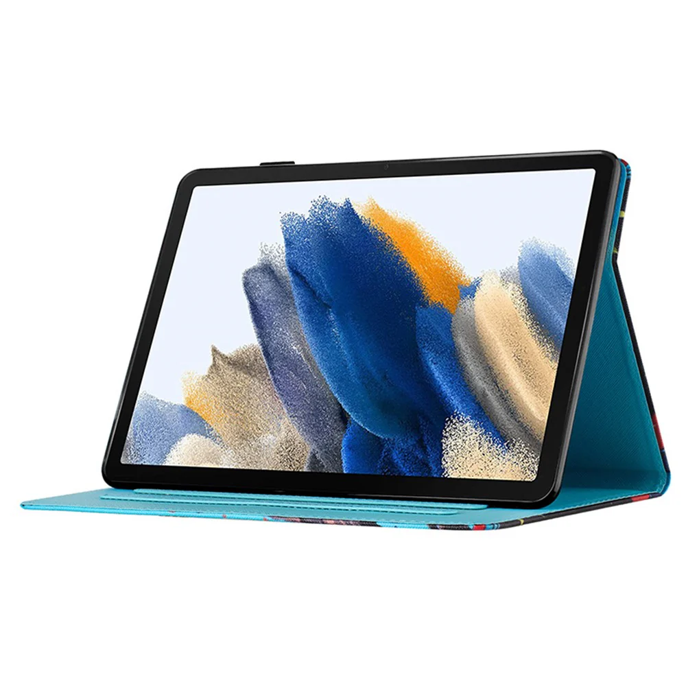 For Lenovo Tab M10 (Gen 3) Case Pattern Printed Card Holder PU Leather Tablet Cover - Owl - Image 3