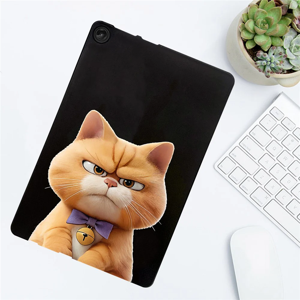 For Lenovo Tab M10 (Gen 3) Case Pattern Printing Slim TPU Tablet Protective Cover - Garfield Cat - Image 3