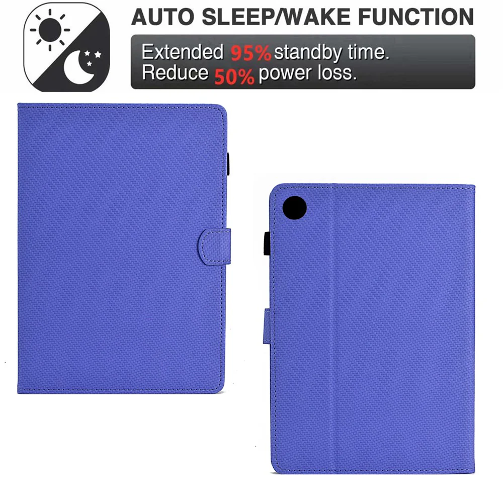 For Lenovo Tab M10 (Gen 3) Case PU Leather Protective Tablet Cover with Card Slots - Purple - Image 4