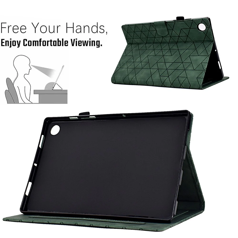 For Lenovo Tab M10 (Gen 3) Case PU Leather Tablet Cover with Card Holder - Green - Image 7