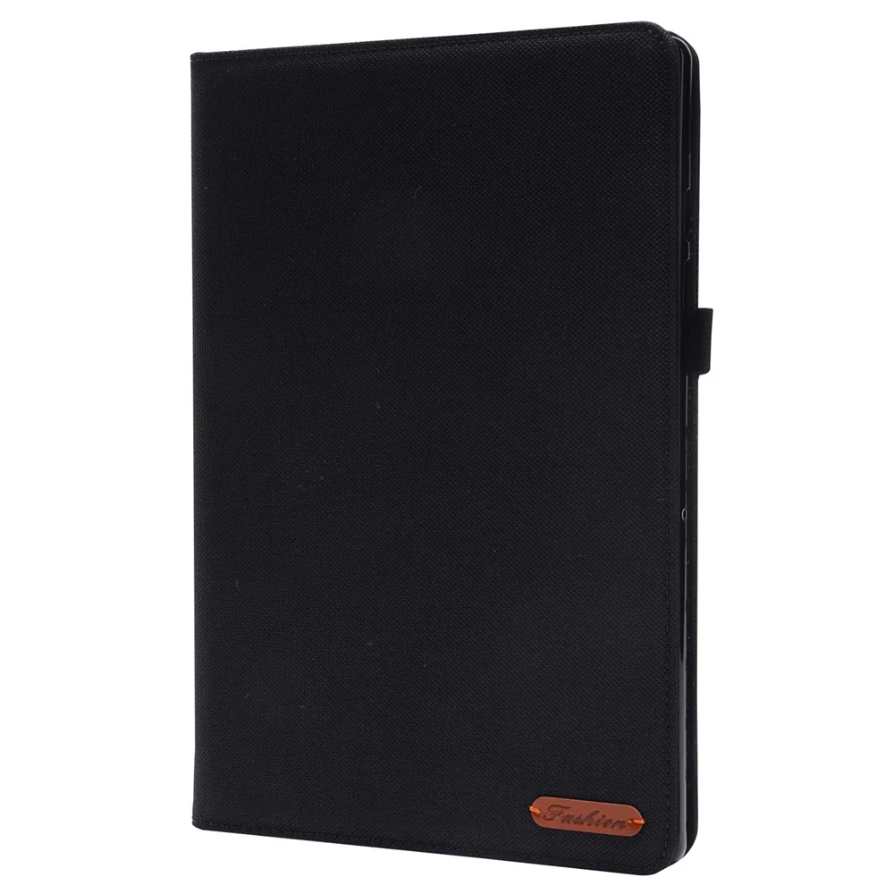 For Lenovo Tab M10 (Gen 3) Leather Case Business Folio Stand Tablet Cover with Card Slot - Black - Image 4