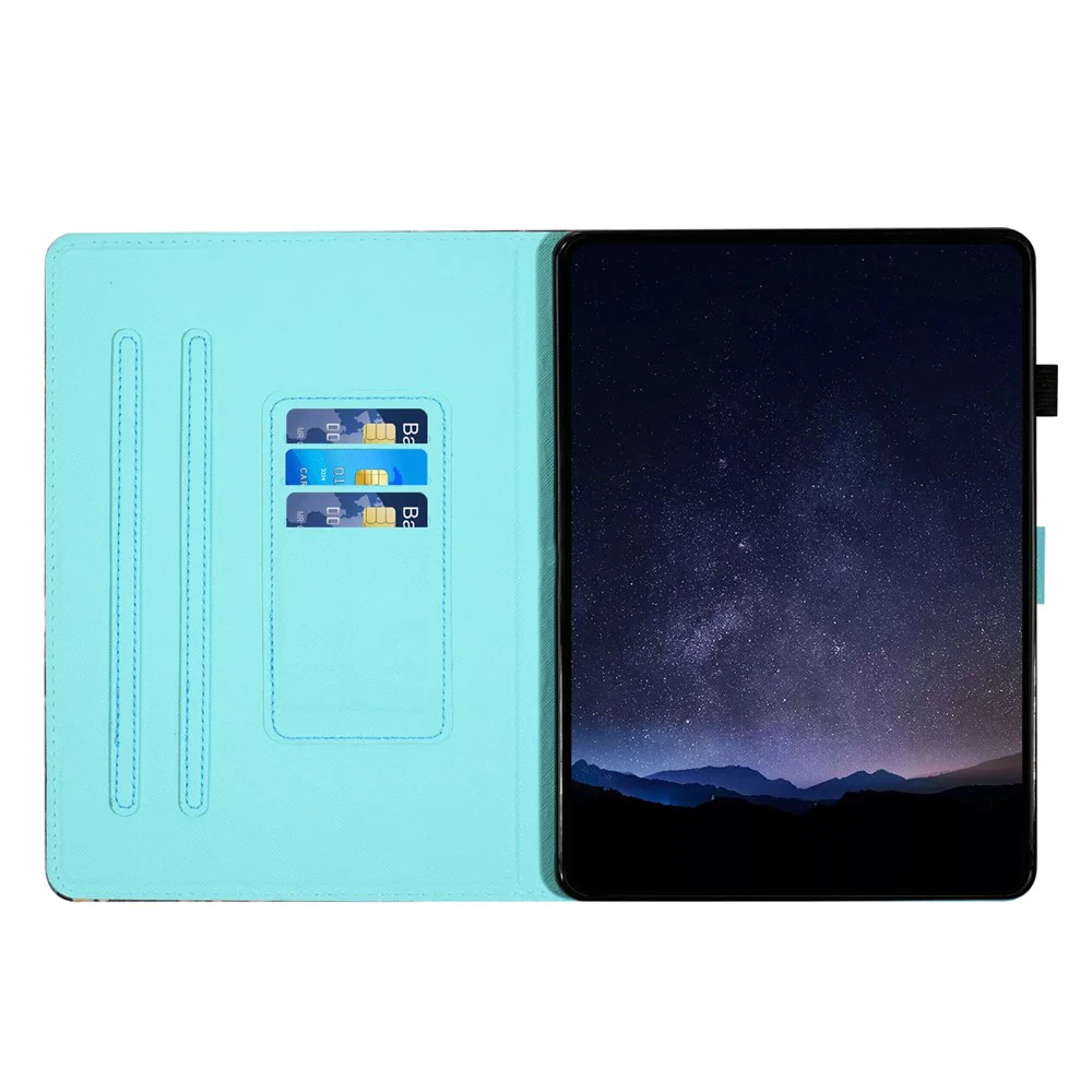 For Lenovo Tab M10 (Gen 3) Magnetic Tablet Case Wholesale PU Leather Pattern Stand Cover - Coconut Tree - Image 2