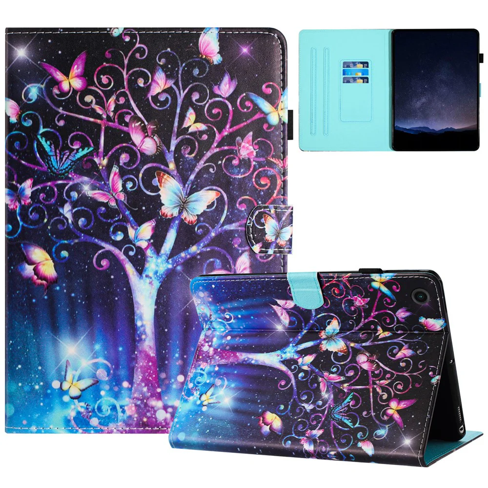 For Lenovo Tab M10 (Gen 3) Magnetic Tablet Case Wholesale PU Leather Pattern Stand Cover - Meteor Butterfly
