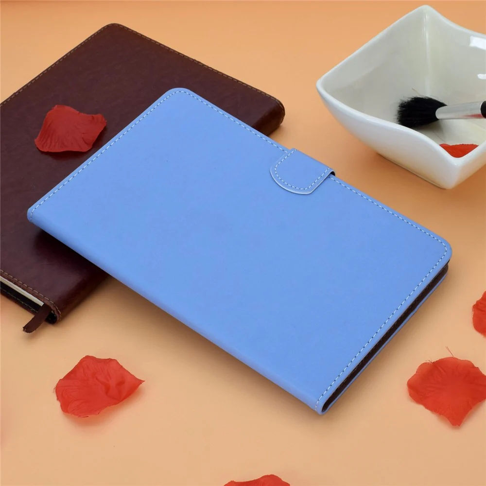 For Lenovo Tab M10 (Gen 3) TB-328F Fold Stand Magnetic Flip Case PU Leather Auto Sleep/Wake Cover with Card Slots and Pencil Holder - Blue - Image 7