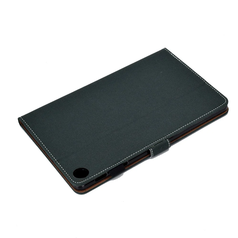 For Lenovo Tab M10 (Gen 3) TB-328F Fold Stand Magnetic Flip Case PU Leather Auto Sleep/Wake Cover with Card Slots and Pencil Holder - Green - Image 6