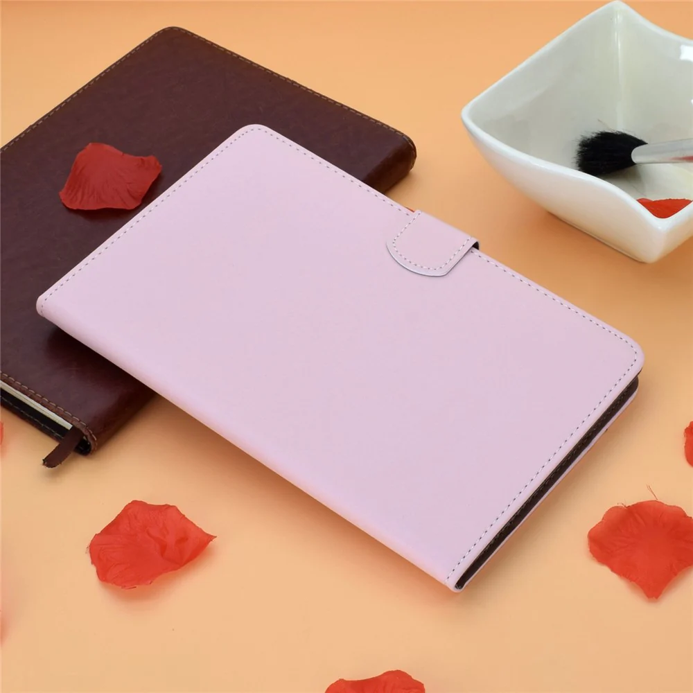 For Lenovo Tab M10 (Gen 3) TB-328F Fold Stand Magnetic Flip Case PU Leather Auto Sleep/Wake Cover with Card Slots and Pencil Holder - Pink - Image 7