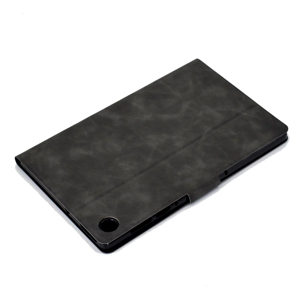 For Lenovo Tab M10 (Gen 3) TB-328F Split Leather Flip Stand Cover Auto Sleep/Wake Function Smart Tablet Case with Card Holders - Black - Image 6