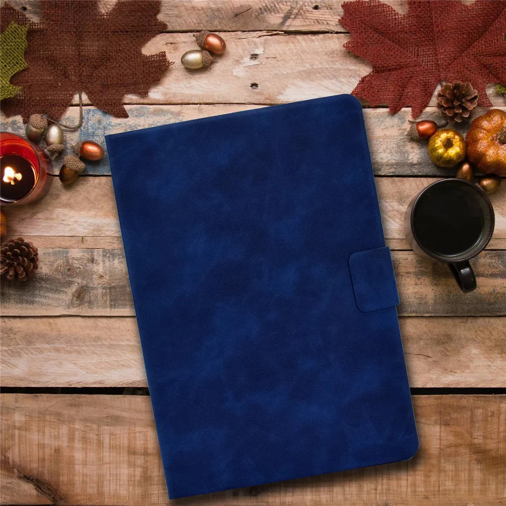 For Lenovo Tab M10 (Gen 3) TB-328F Split Leather Flip Stand Cover Auto Sleep/Wake Function Smart Tablet Case with Card Holders - Blue - Image 7