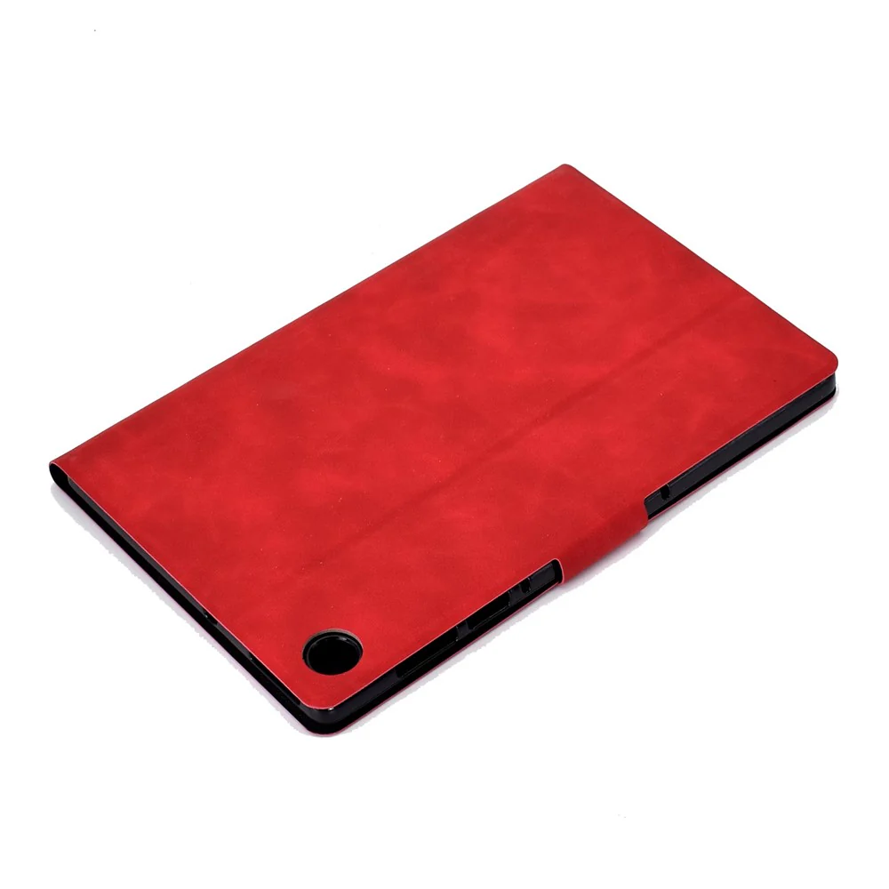 For Lenovo Tab M10 (Gen 3) TB-328F Split Leather Flip Stand Cover Auto Sleep/Wake Function Smart Tablet Case with Card Holders - Red - Image 6