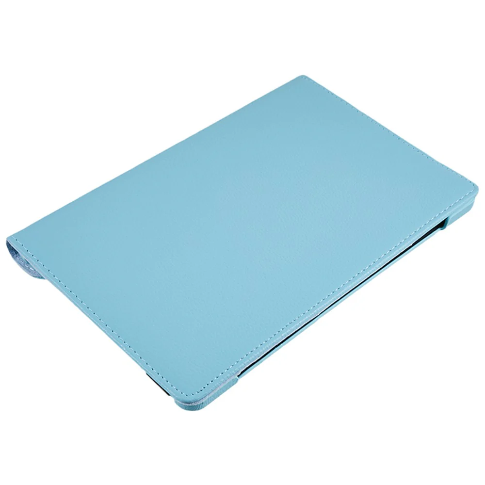 For Lenovo Tab M10 (Gen 3) TB-328FU PU Leather Case 360-Degree Rotating Cover with Elastic Band - Baby Blue - Image 7
