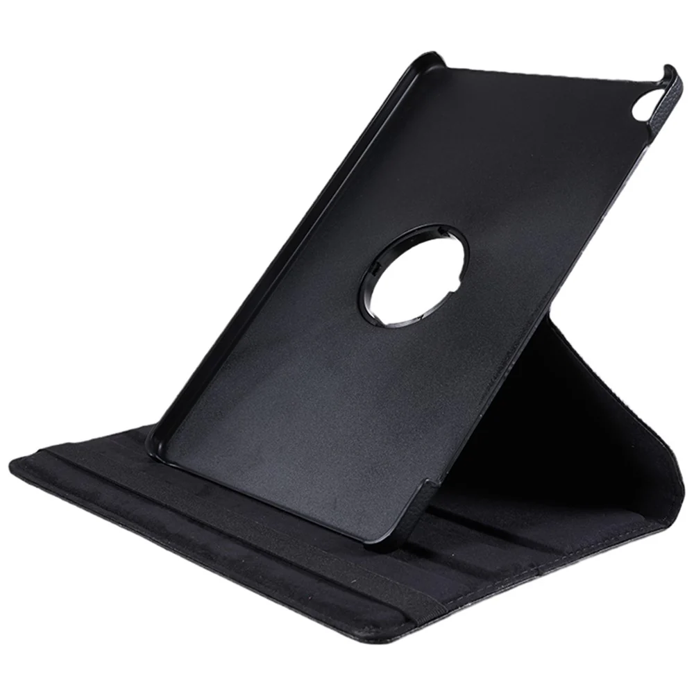 For Lenovo Tab M10 (Gen 3) TB-328FU PU Leather Case 360-Degree Rotating Cover with Elastic Band - Black - Image 4