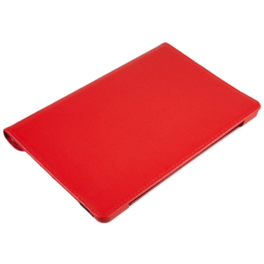 For Lenovo Tab M10 (Gen 3) TB-328FU PU Leather Case 360-Degree Rotating Cover with Elastic Band - Red - Image 7