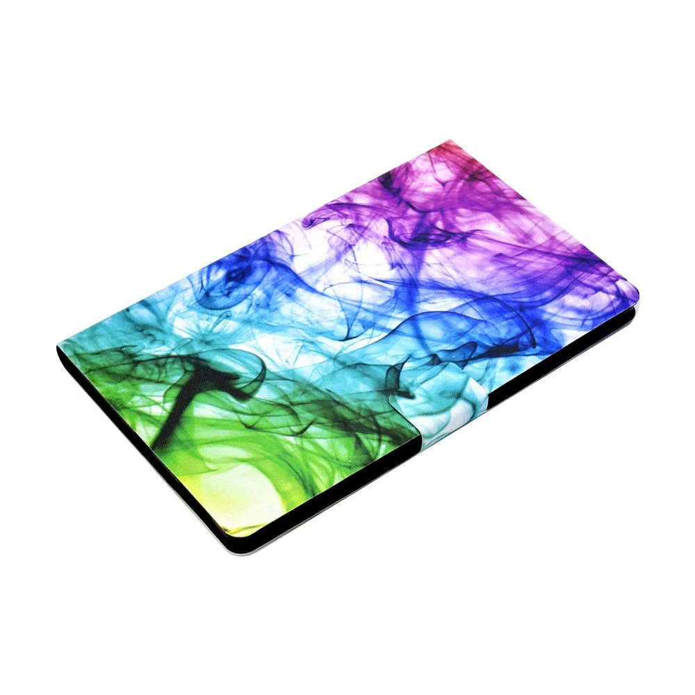 For Lenovo Tab M10 (Gen 3) TB-328FU / TB-328XU B2 Pattern Printing Stand Protective Case Auto Sleep / Wake Function PU Leather Smart Cover with Card Slots - Fog - Image 5