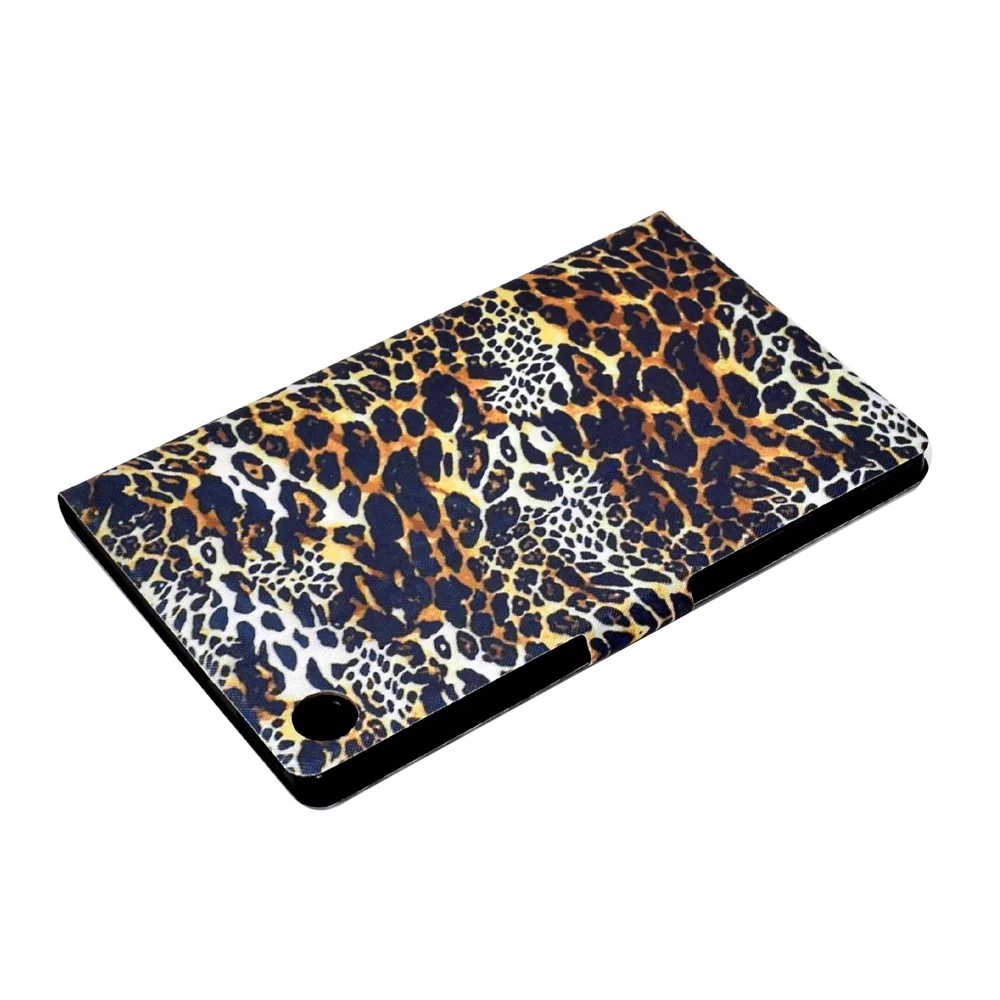 For Lenovo Tab M10 (Gen 3) TB-328FU / TB-328XU B2 Pattern Printing Stand Protective Case Auto Sleep / Wake Function PU Leather Smart Cover with Card Slots - Leopard Print - Image 6