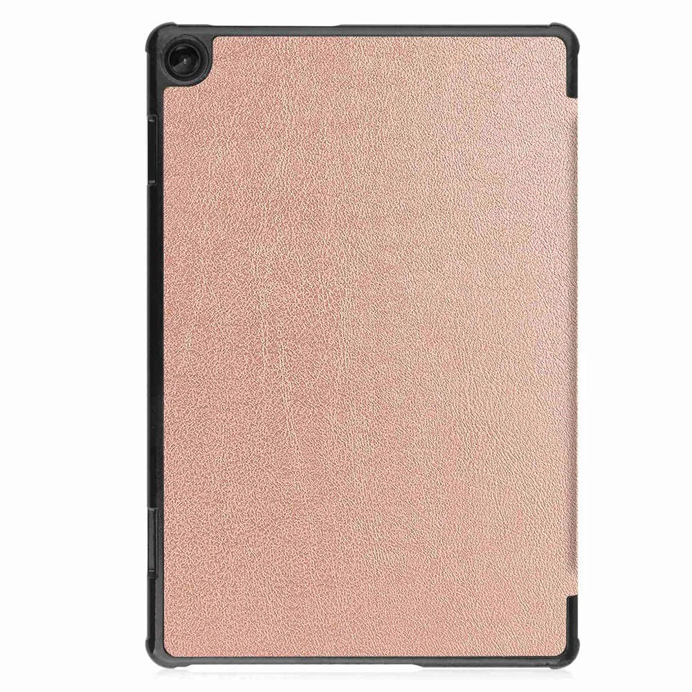 For Lenovo Tab M10 (Gen 3) TB-328FU/TB-328XU PU Leather Trifold Stand Cover Auto Sleep/Wake Case - Rose Gold - Image 8