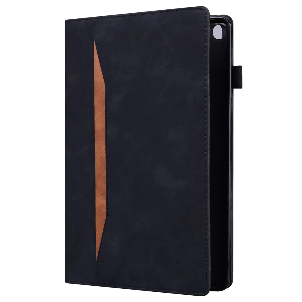 For Lenovo Tab M10 Plus (3rd Gen) 10.6 inch Tablet Case PU Leather Stand Wallet Elastic Drop-Proof Shell with Pencil Holder - Black - Image 7