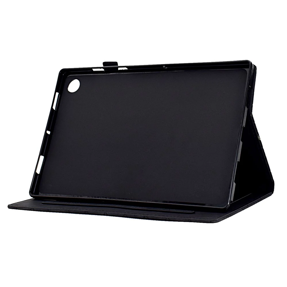 For Lenovo Tab M10 Plus (3rd Gen) Case Card Slots Tablet Leather Cover - Black - Image 3