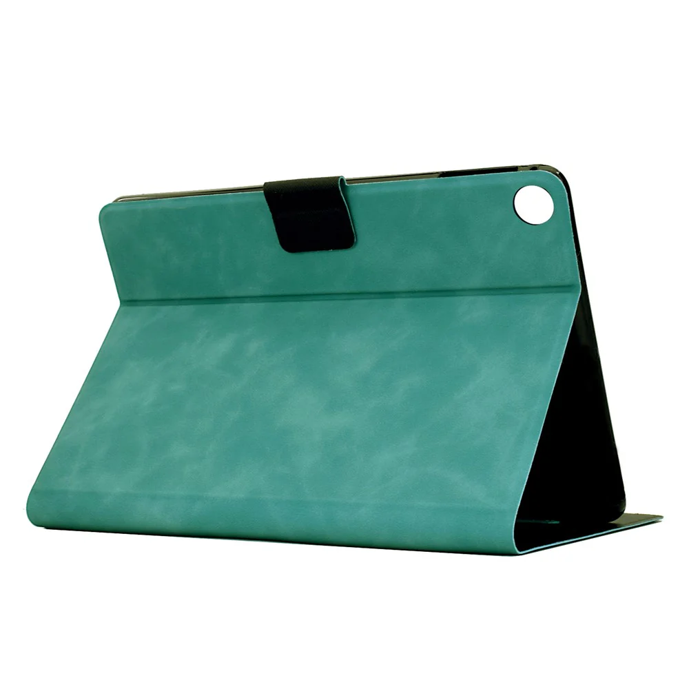 For Lenovo Tab M10 Plus (3rd Gen) Case PU Leather Tablet Cover with Card Slots - Baby Blue - Image 3