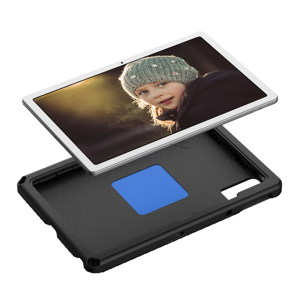 For Lenovo Tab M10 Plus (3rd Gen) TB-125F 10.6 / Xiaomi Redmi Pad 10.6 Tablet Case EVA+PC Anti-drop Tablet Cover - Black - Image 4