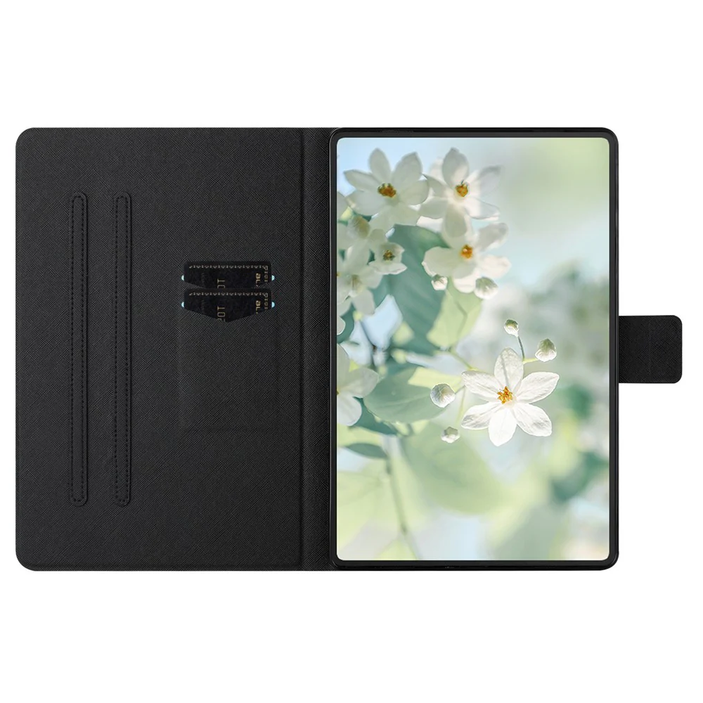 For Lenovo Tab M10 Plus (3rd Gen) TB-128F Case Pattern Printed Stand Litchi Texture Leather Tablet Cover with Card Slots - Fox - Image 3
