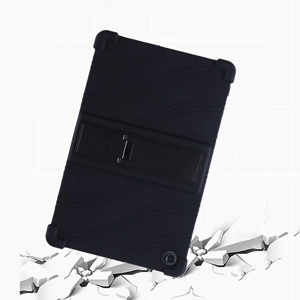For Lenovo Tab M10 Plus (3rd Gen) / Xiaoxin Pad 2022 10.6 inch 125F / 128 Anti-collision Soft Silicone Tablet Protective Case Cover with Adjustable PC Kickstand - Sky Blue - Image 7