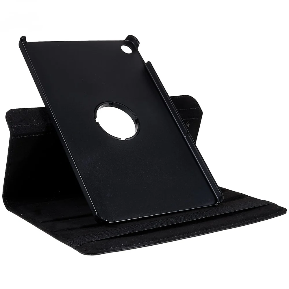 For Lenovo Tab M10 Plus (3rd Gen) / Xiaoxin Pad 2022 10.6 inch 125F / 128F Leather Tablet Case Rotating Stand Cover - Black - Image 7