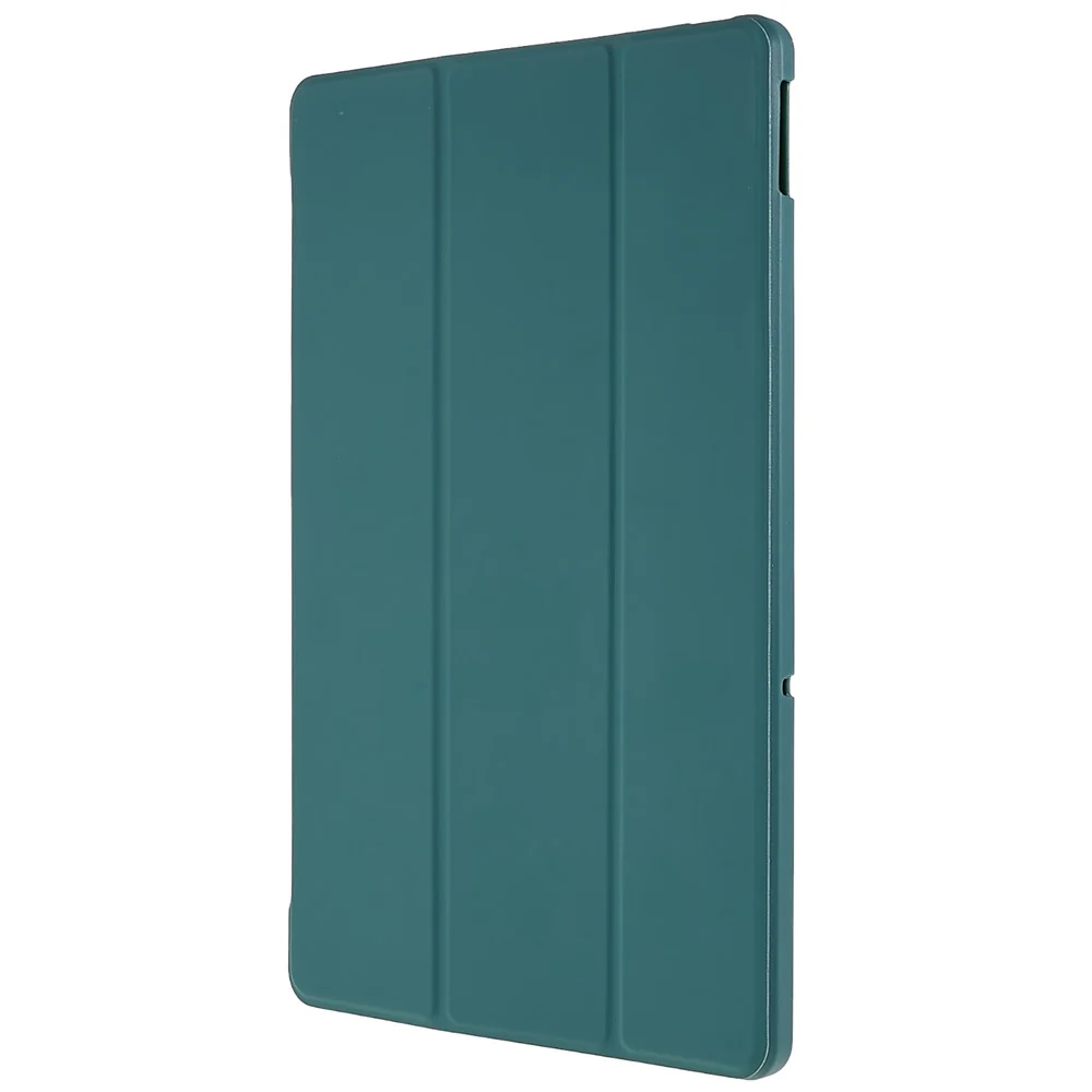 For Lenovo Tab M10 Plus (3rd Gen) / Xiaoxin Pad 2022 10.6 inch Folio Flip Full Protection Leather Tablet Case Inner Honeycomb Design Anti-scratch Cover with Tri-fold Stand - Blackish Green - Image 3