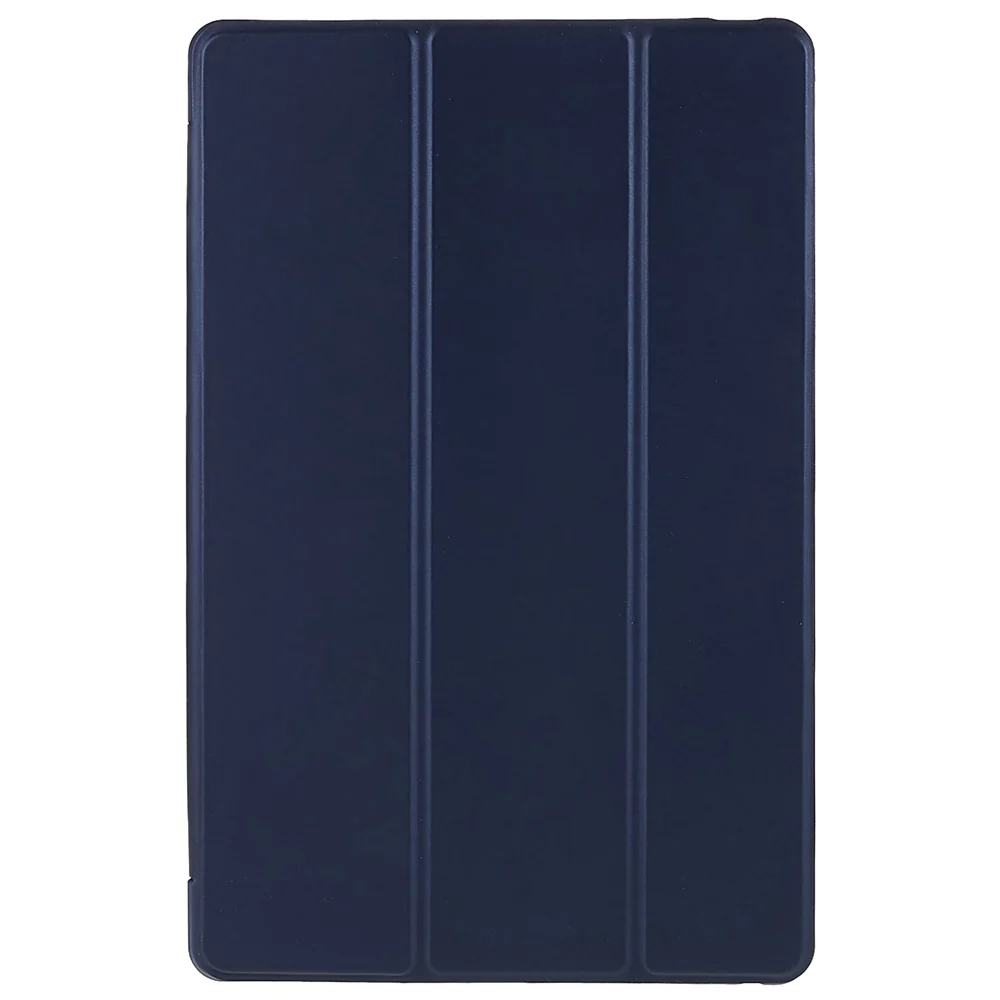 For Lenovo Tab M10 Plus (3rd Gen) / Xiaoxin Pad 2022 10.6 inch Folio Flip Full Protection Leather Tablet Case Inner Honeycomb Design Anti-scratch Cover with Tri-fold Stand - Dark Blue - Image 2
