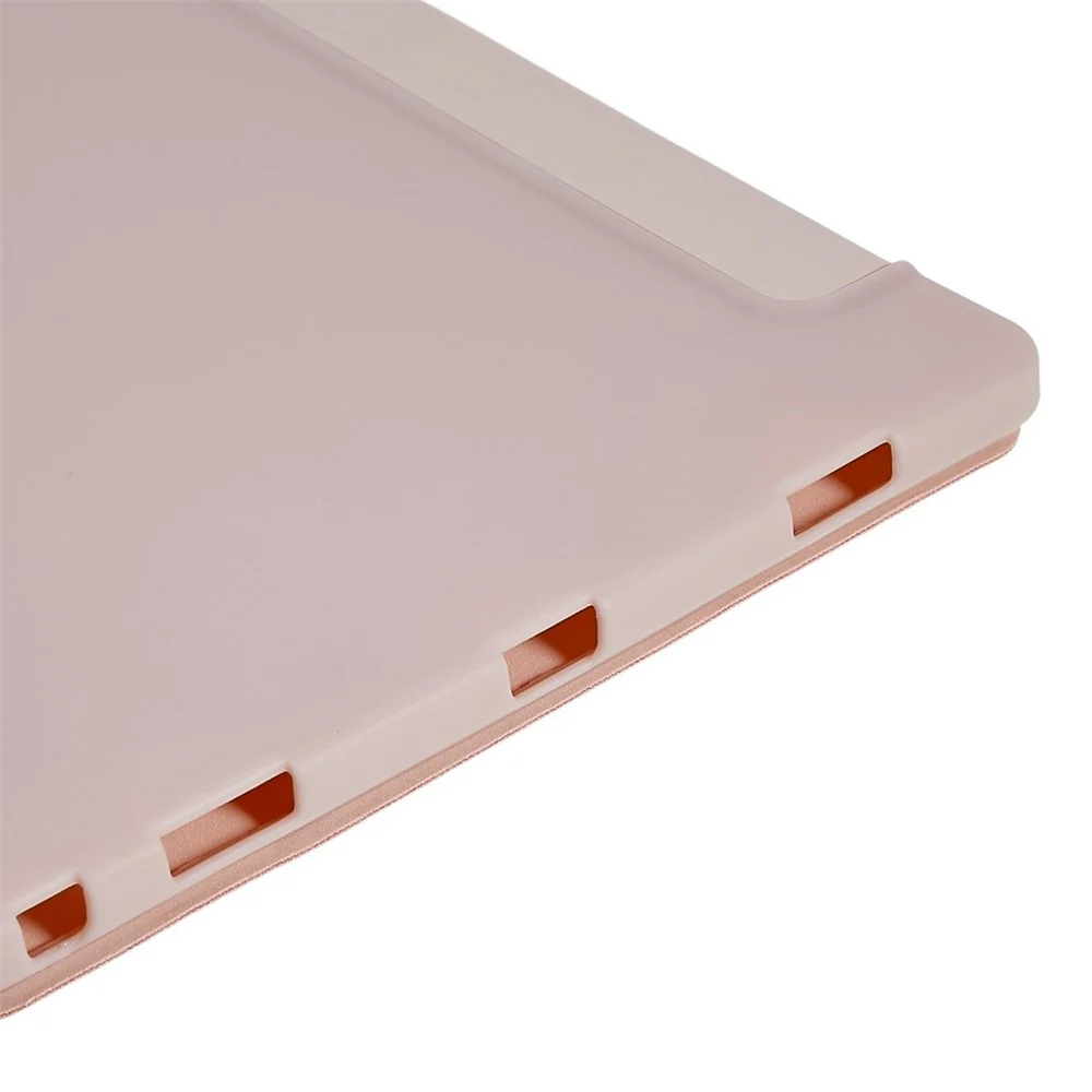 For Lenovo Tab M10 Plus (3rd Gen) / Xiaoxin Pad 2022 10.6 inch Folio Flip Full Protection Leather Tablet Case Inner Honeycomb Design Anti-scratch Cover with Tri-fold Stand - Pink - Image 7