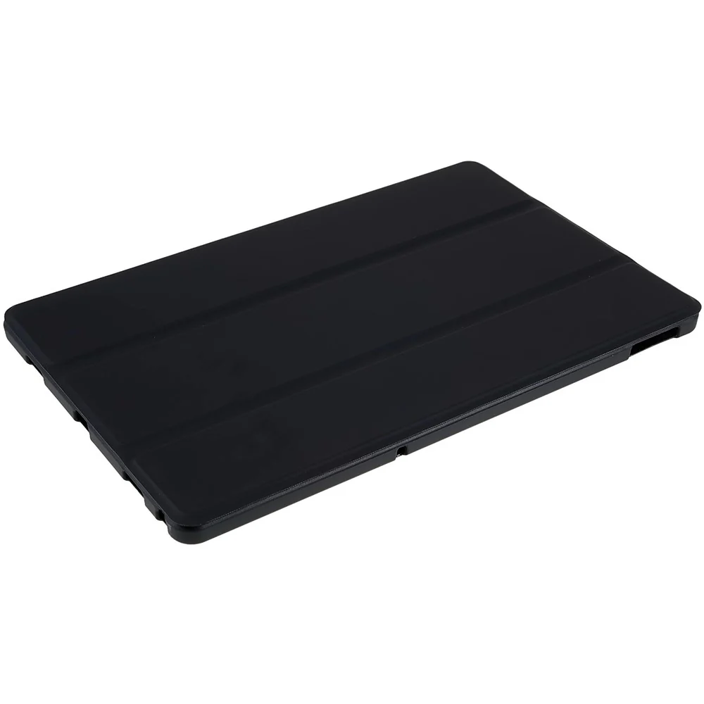 For Lenovo Tab M10 Plus (3rd Gen) / Xiaoxin Pad 2022 10.6 inch Light Thin Anti-wear PU Tablet Case Matte TPU Trifold Stand Cover - Black - Image 5