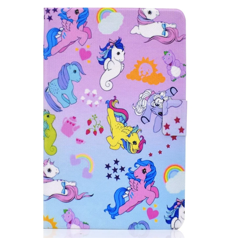 For Lenovo Tab M10 Plus (3rd Gen) / Xiaoxin Pad 2022 10.6 inch PU Leather Case Pattern Printing Card Holder Stand Cover - Hippocampus - Image 2