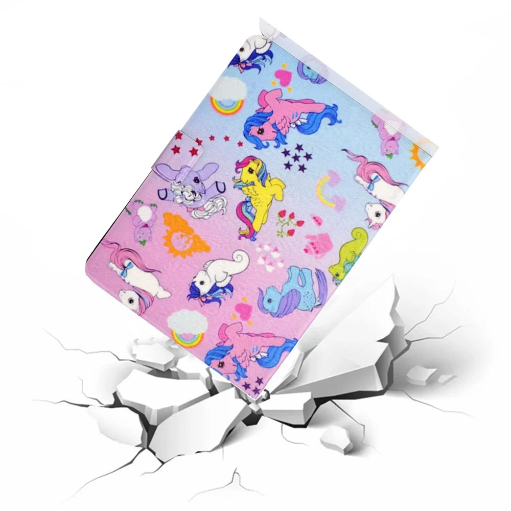 For Lenovo Tab M10 Plus (3rd Gen) / Xiaoxin Pad 2022 10.6 inch PU Leather Case Pattern Printing Card Holder Stand Cover - Hippocampus - Image 8