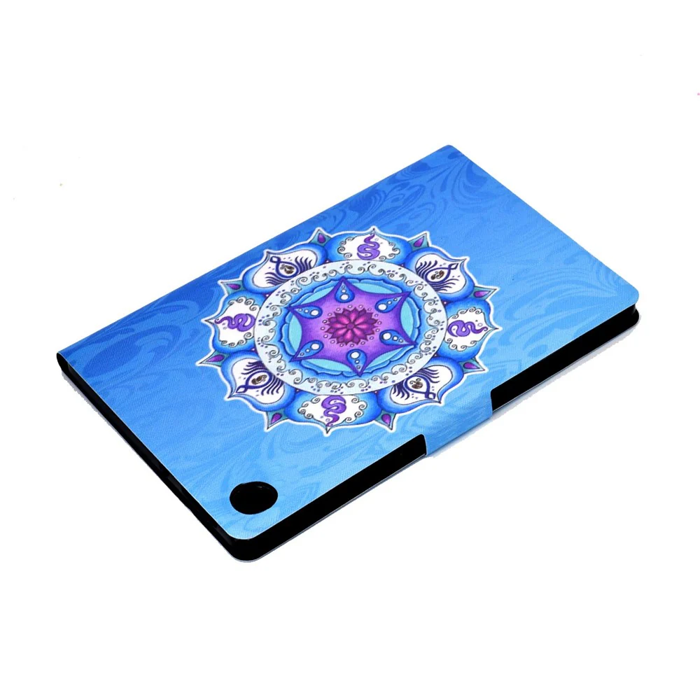 For Lenovo Tab M10 Plus (3rd Gen) / Xiaoxin Pad 2022 10.6 inch PU Leather Case Pattern Printing Card Holder Stand Cover - Mandala - Image 6